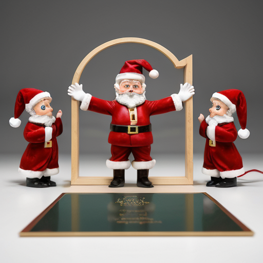 Crea questa immagine 🟡 Aspetto generale • Forma classica da sacchetto di biscotti con chiusura superiore piegata. • Colore predominante: beige/giallo chiaro con sfumature più calde, tipico dei prodotti da forno. 
• Sfondo  LEGGERMENTE SFOCATO: Un Albero di Natale delle luci accese di Natale.
Piano d’appoggio un tavolo di legno con accanto due biscotti a forma di babbo natale e alcuni sbriciolati.

 Testo e loghi • In alto: marchio “Mulino Rotto” in carattere e layout identici al logo Mulino Bianco (scritta blu, cornice bianca con elementi floreali stile mulino bianco).
 • Sotto il logo: dicitura “Ironia e Satira”, piccola e in stile elegante. 
• Titolo grande e centrale: “il BABBO DI MINCHIA’”, in caratteri blu.

• In basso centrale: "a Natale puoi…"

Con font come nelle confezioni reali Mulino bianco. Volutamente infantili e rassicuranti. 
• Il tono generale è amichevole e familiare.
🍪 Elementi grafici • Elemento centrale: 
Full-body front view of Santa Claus standing straight and facing the camera, smiling happily. Classic red Santa hat with large white pom-pom, long soft fluffy white beard. He wears a rich detailed red velvet Santa coat with thick luxurious white fur trim along the edges, cuffs, and hem. The coat has large shiny black buttons down the front, a wide black leather belt with a big golden buckle around the waist, visible stitching details, and slightly worn texture for realism. Under the open coat, black pants with red stripes on the sides and black boots. His arms are fully raised above his head, holding with both hands a large rectangular cardboard sign. The sign is light brown cardboard with visible light paper texture and slightly irregular edges.
On the sign, centered black bold uppercase text distributed on multiple lines exactly as follows:
SE NON CI VEDIAMO PIÙ, BUONE FESTE
The line "BUONE FESTE" has a thick horizontal red strike-through line crossing through the middle of the words, as if correcting an error.
Below it, centered on the sign, the word "MEGLIO" in bold red capital letters, noticeably larger and clearly legible.
Clean white background, festive and warm atmosphere, highly detailed realistic rendering, professional studio lighting, 4k quality
Stile cartoon umoristico esagerato, colori vivaci, atmosfera caotica e comica alla Tex Avery, illuminazione calda da bar mattutino, ultra dettagliato, 8k"


Stile cartoon umoristico esagerato, colori vivaci, atmosfera caotica e comica alla Tex Avery, illuminazione calda da bar mattutino, ultra dettagliato, 8k"
•	La grafica è curatissima: font identici, disposizione degli elementi, stile fotografico dei biscotti sono praticamente indistinguibili dai packaging veri di Mulino Bianco. Questo aumenta l’effetto disturbante e comico.
