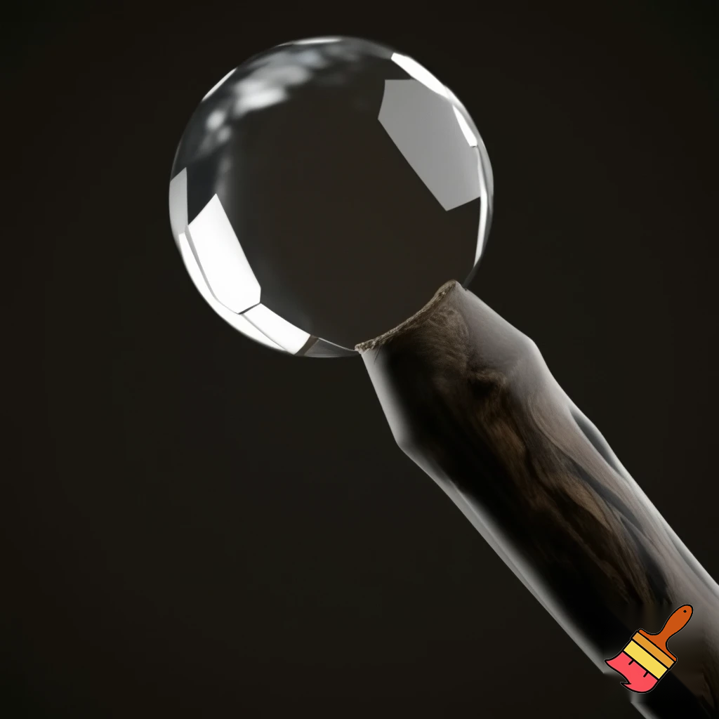 Stick crystal ball walking stick magic walking stick