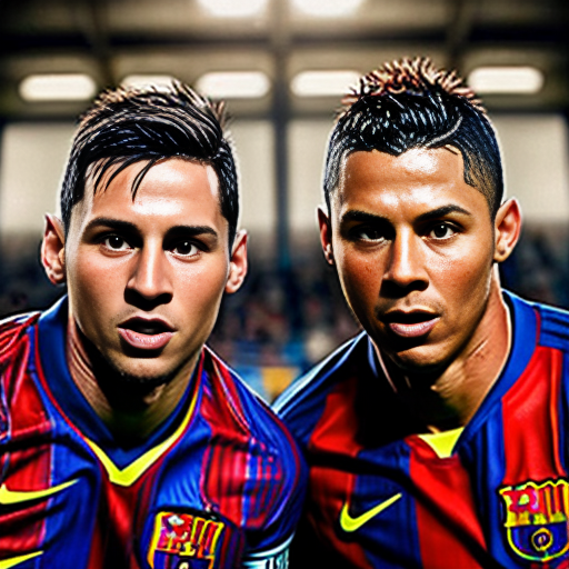 Messi e Crisriano Ronaldo