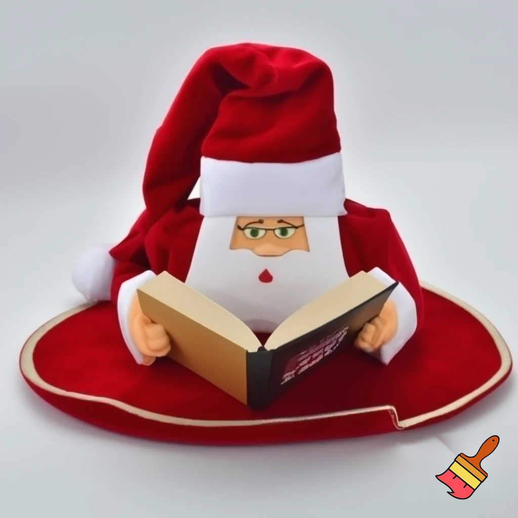 Christmas wizard hat read velvet Santa Claus hat