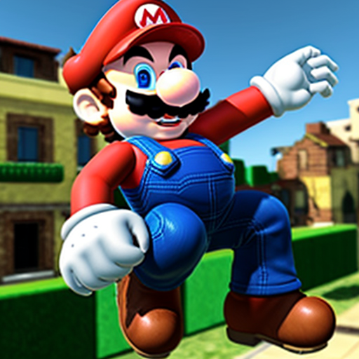 Mario jumping