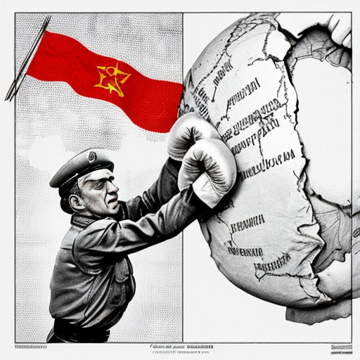 soviet union getting sucker punched by NATO