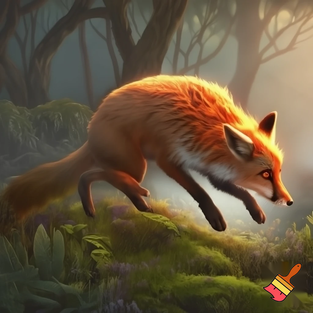a fox
