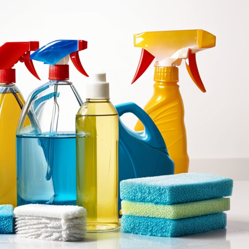 Používání čisticích prostředků 