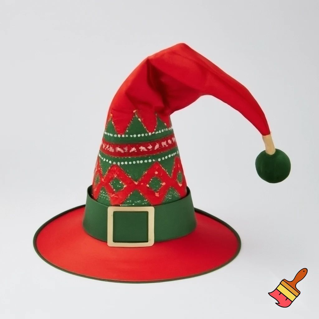 Christmas wizard hat