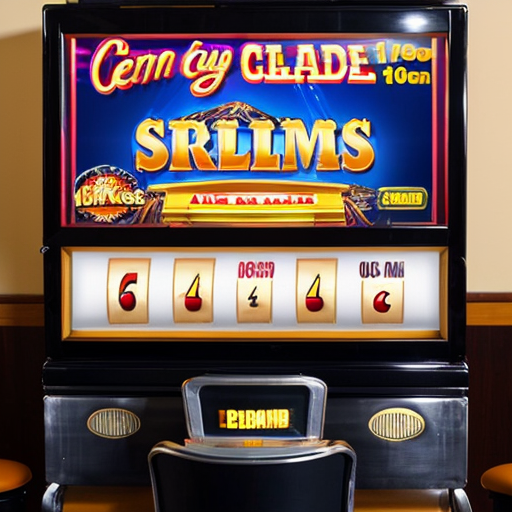 a 4 by 4 slot machine screen