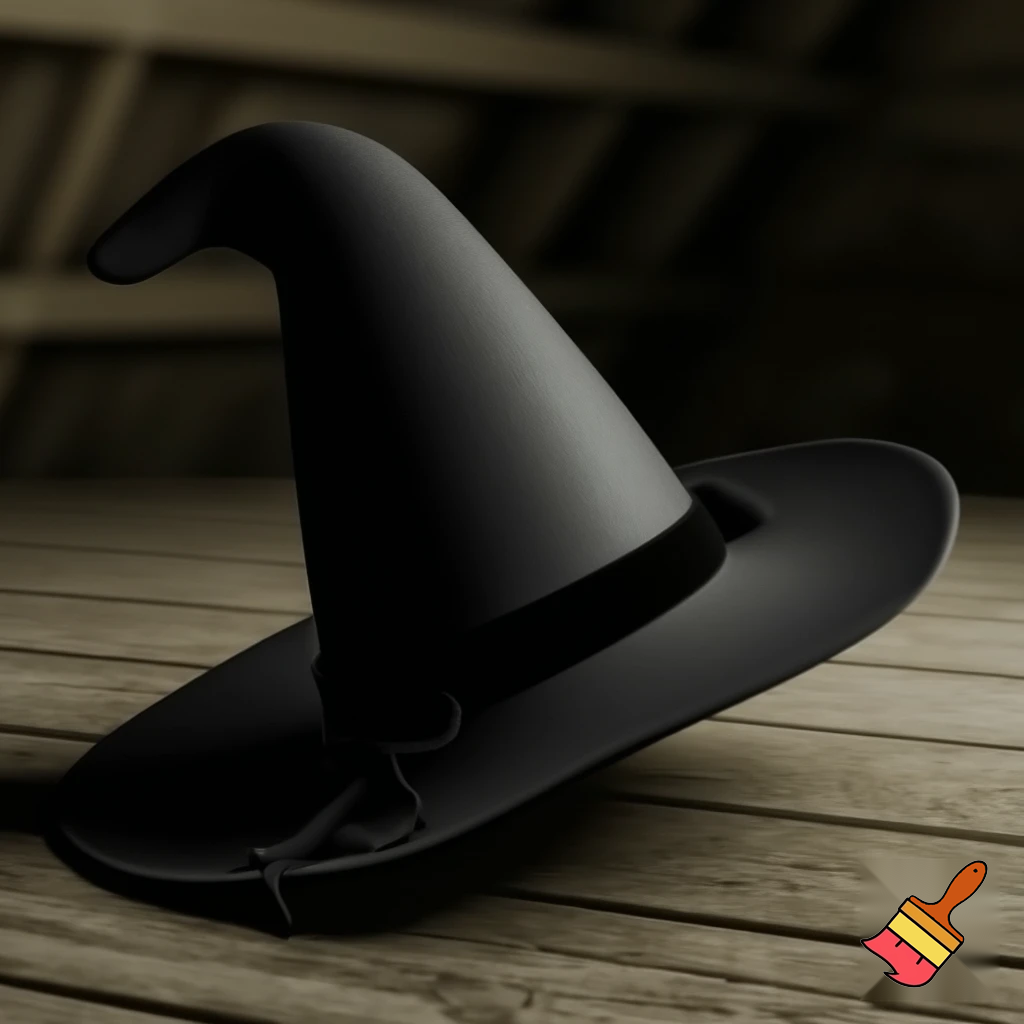 Black witches hat