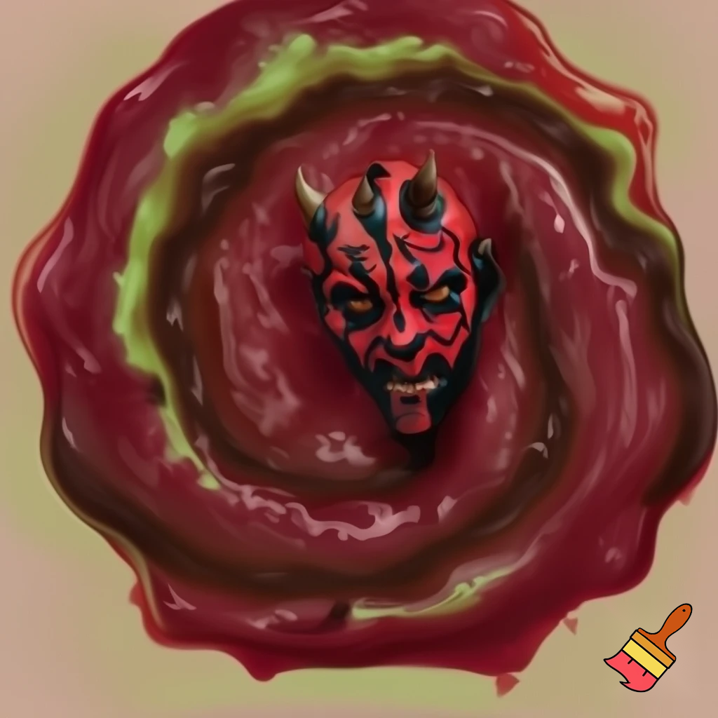 Darth Maul as applesause