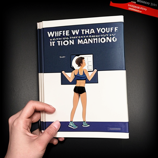 "在健身房做一字马的人妻好像没穿内裤" 以书名 设计一个书封， 意向表达 非具像