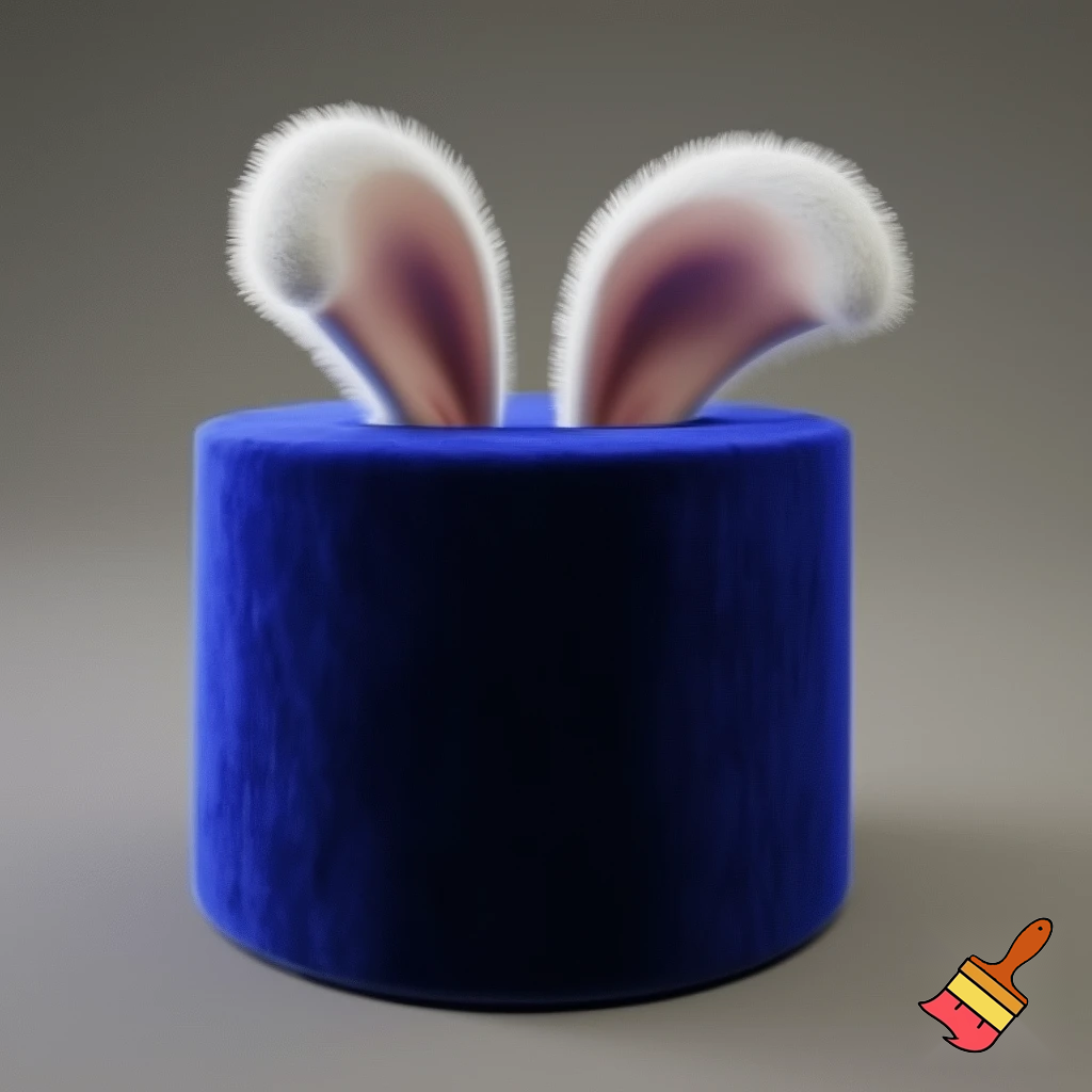 Velvet top hat, bunny ears, bunny ears top hat velvet