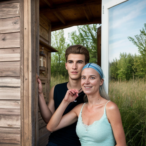 Goretzka and Vanessa at the summer house 