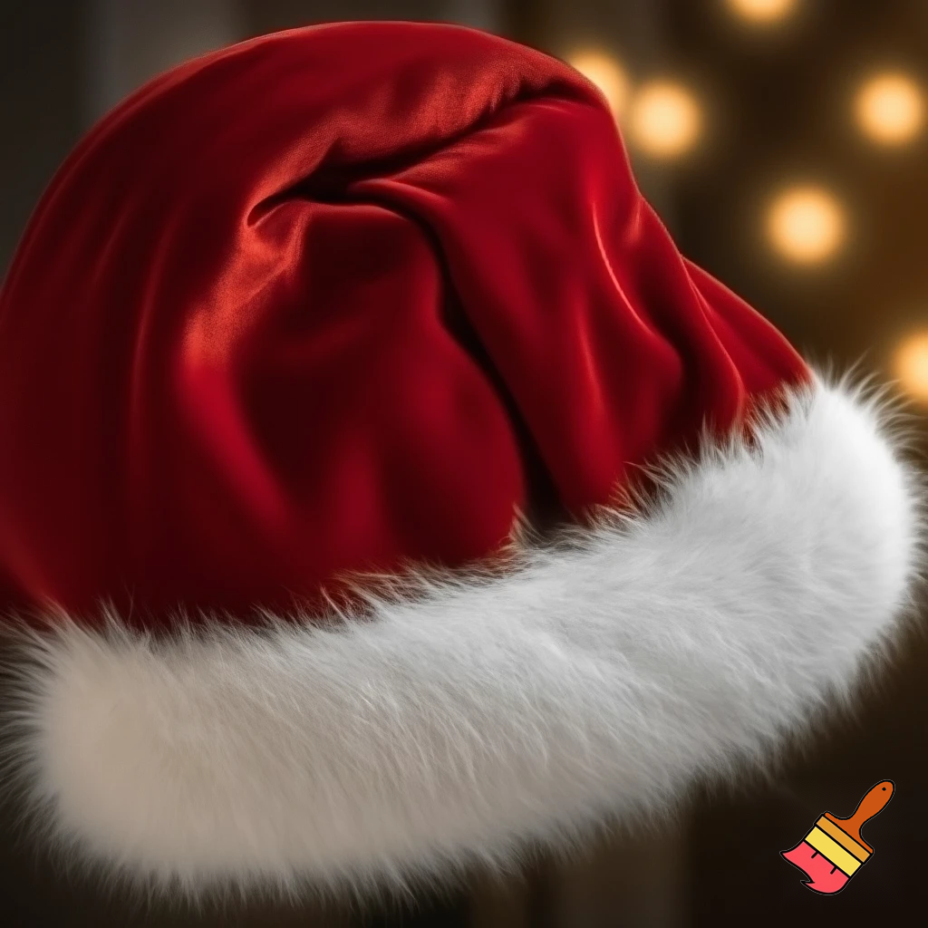 Christmas hat, Santa Claus hat velvet