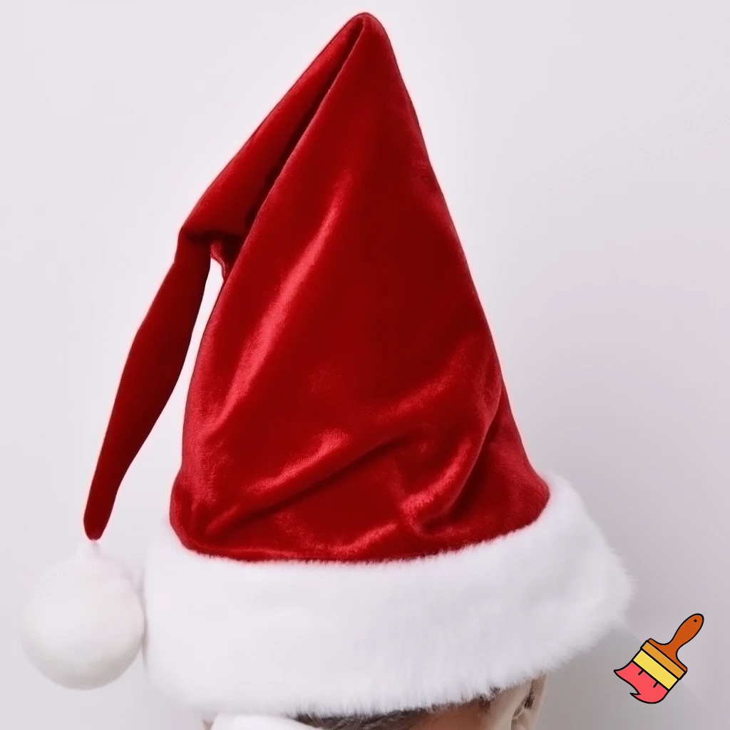  costume wizard hat Christmas hat costume red Santa Claus hat velvet