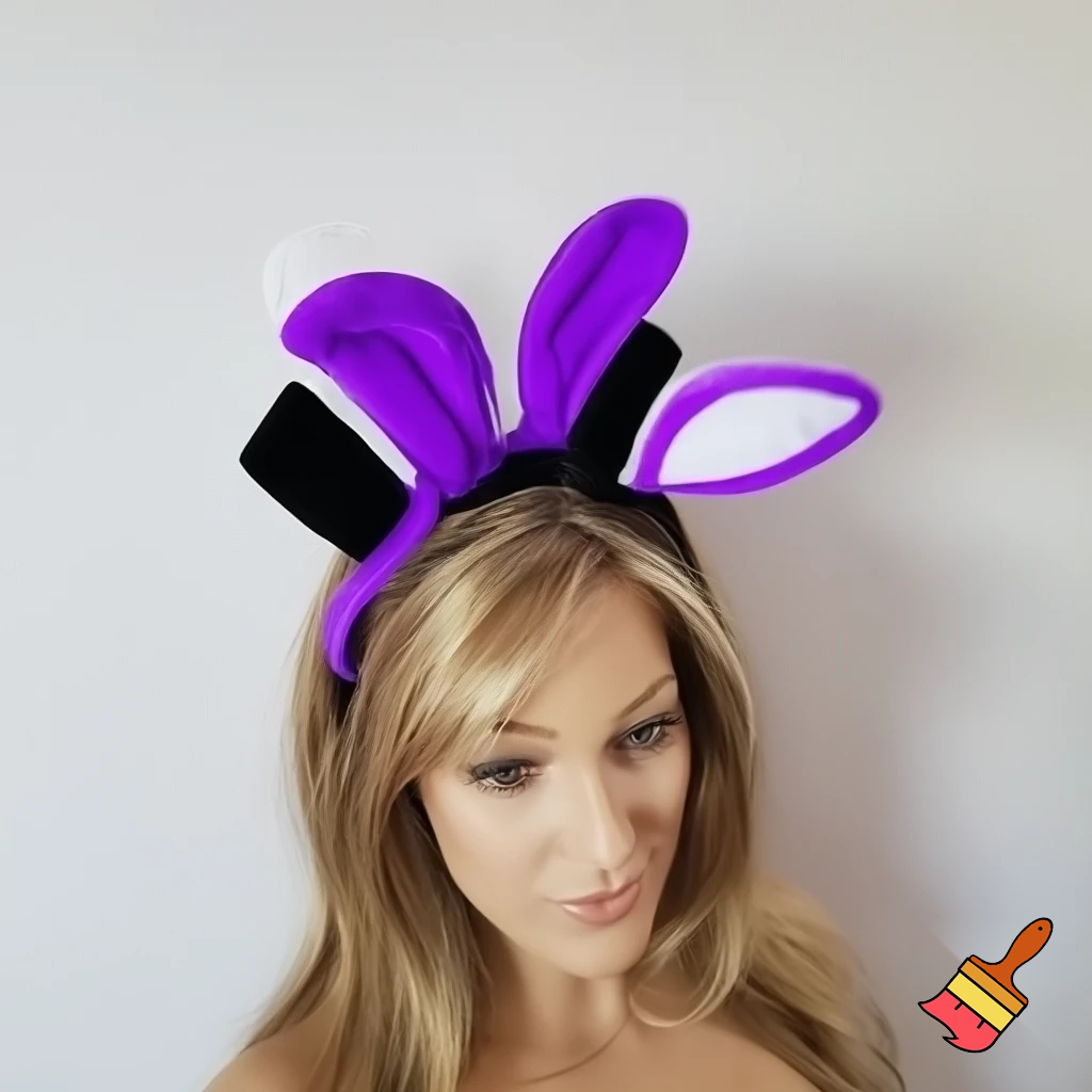 Easter bunny top hat headband, purple white with gold glitter fabric and velvet velvet gold special gold and delicate velvet and delicate and black purple top hat headband precious glitter, purple and white