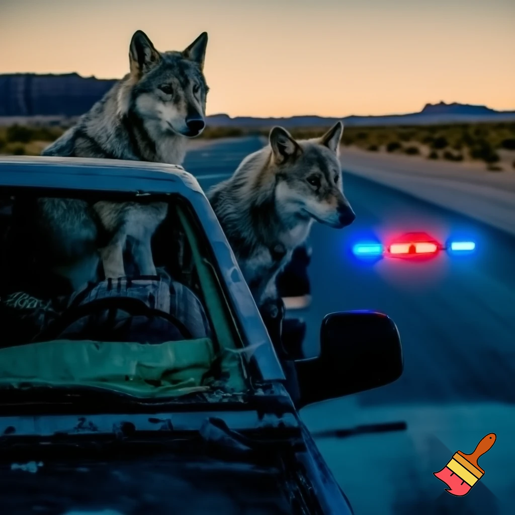 Two wolves novel ben silvers family getting pulled over