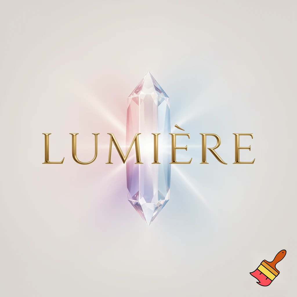Logo for a perfume brand called Lumiére 