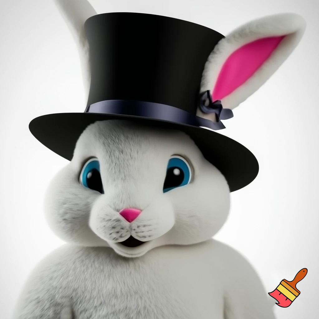 Easter bunny mascot costume top hat special top hat special top hat special top hat special and delicate