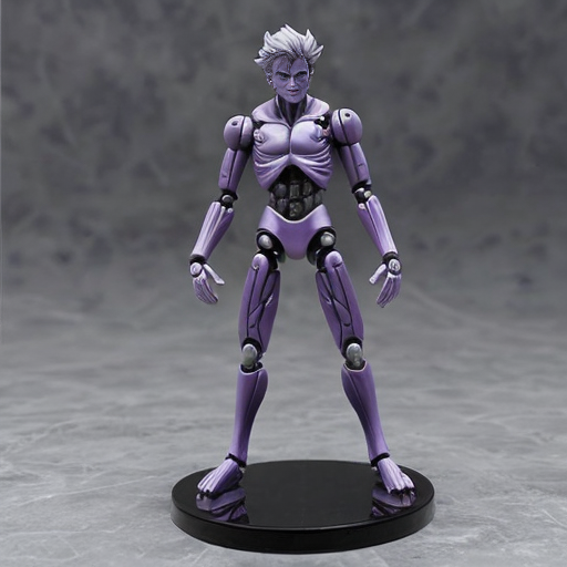 JoJo stand, bad quality, 
humanoid figure, anime style, there may be different colors, single-color background, pose