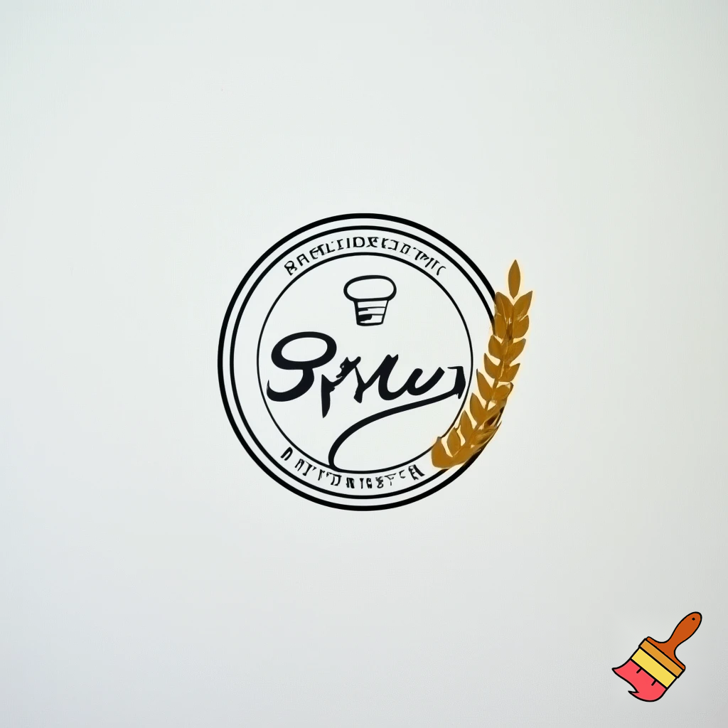 A bakery logo with tag line - "creating delicious memories" - be creative, minimalistic.  example - "Design Elements
Shape: The main design is contained within a double-lined circular emblem.

Color Scheme: Primarily black and white, with a splash of golden yellow/brown for the wheat stalk.

Key Iconography:

A stylized chef's hat sits above the name.

A stalk of wheat/grain (in golden yellow/brown) is incorporated into the right side of the main wordmark, extending slightly outside the inner circle.

Text Elements
Primary Name: "Krupa" is written in a prominent, flowing, handwritten-style script font in the center.

Slogan/Motto (Top Arc): The phrase "CREATING DELICIOUS" is written in a curved line along the upper inside arc of the circle, in an all-caps, clean serif or sans-serif font.

Category/Descriptor (Bottom): The word "BAKERY" is centered directly below the main name "Krupa," in the same font as the slogan.

Slogan/Motto (Bottom Arc): The word "MEMORIES" is written in a curved line along the lower inside arc, balancing the top text.

Summary
The logo is a classic, circular bakery emblem that reads "Krupa" in a script font, featuring a chef's hat and a wheat stalk, framed by the slogan "CREATING DELICIOUS BAKERY MEMORIES"."