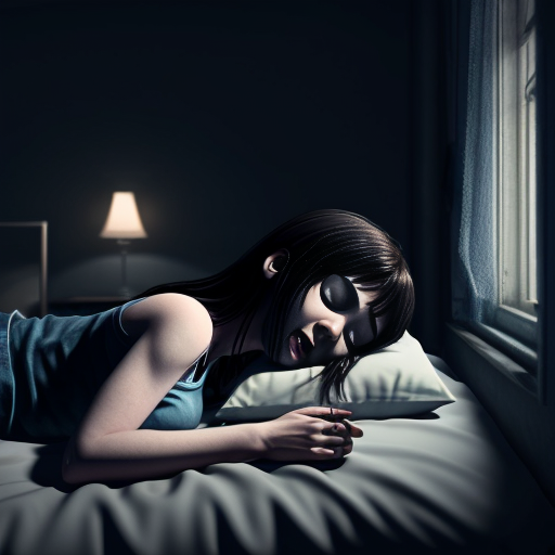 “3D Pixar-style animated horror scene, a cute young girl sleeping on a bed at night, long black hair on the pillow, a creepy pale ghost hand slowly touching her hair from behind, the girl opening her eyes with a shocked and scared expression, dark bedroom, blue moonlight coming through the window, spooky shadows on the wall, cinematic dramatic lighting, suspenseful horror atmosphere, ultra detailed, high quality, vibrant 3D animated movie style, expressive face, depth of field, dramatic camera angle, YouTube viral thumbnail composition.”
