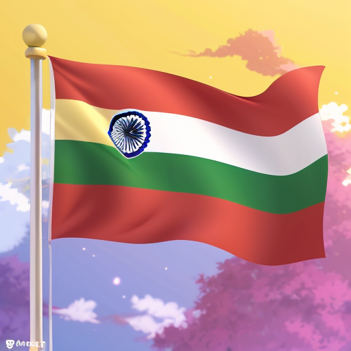 indian flag mixed with bangaldesh and pakistan flag

