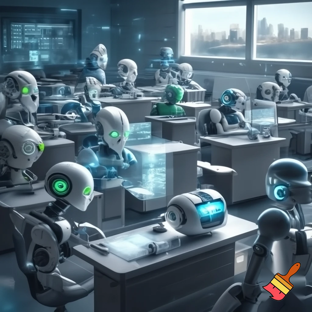 robot classroom
