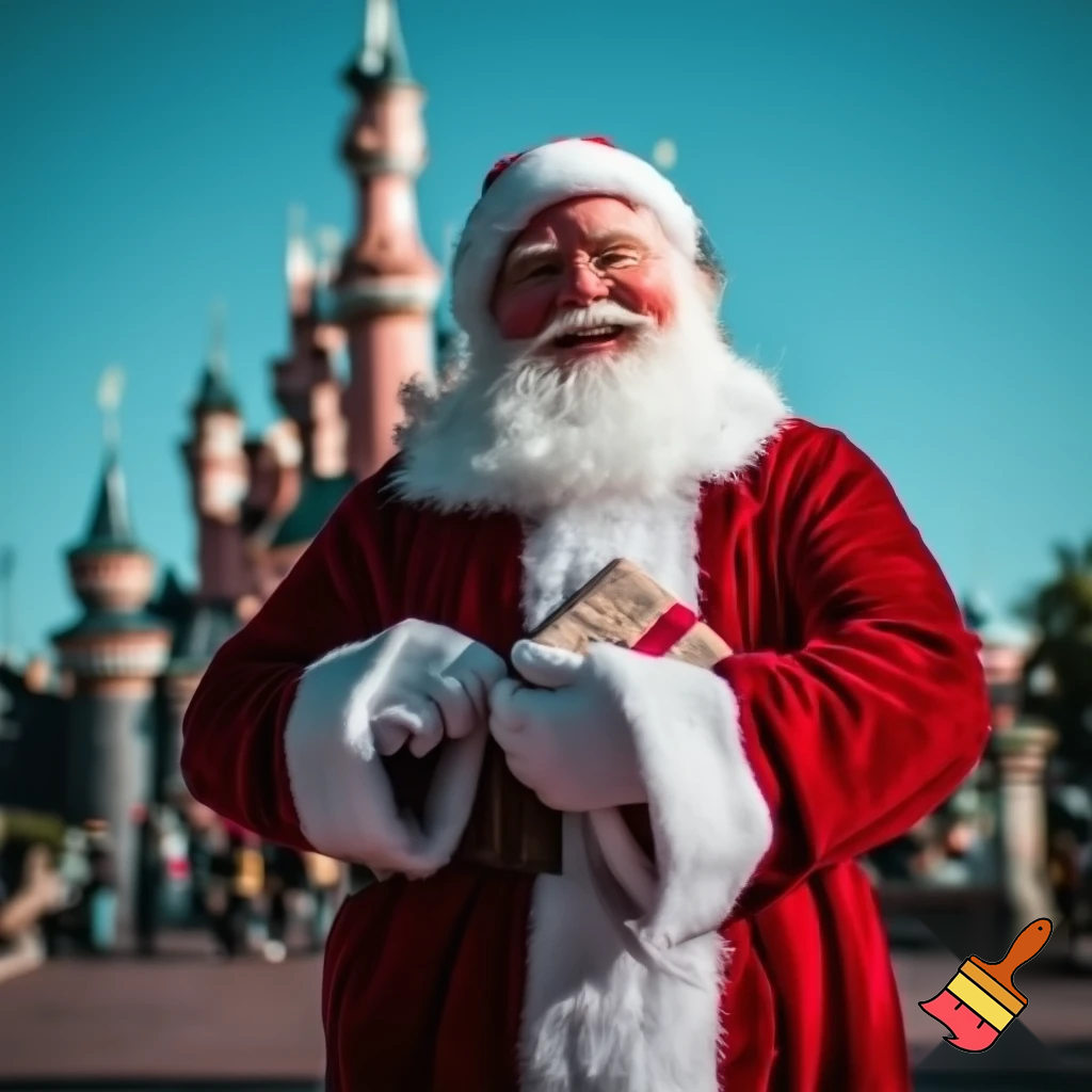 Santa Claus in Disneyland Paris