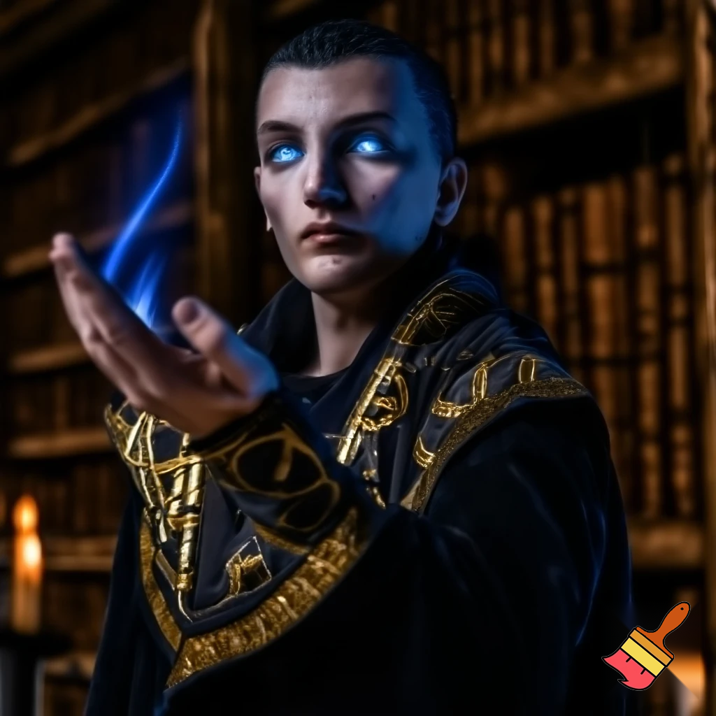 arcane themed character--must be oringinal