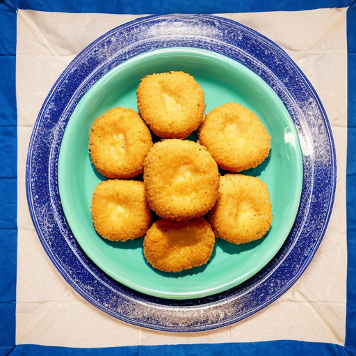 make me a flag with skibidi chicken nugget on it