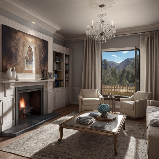 quiet interior daylight,clam luxury space