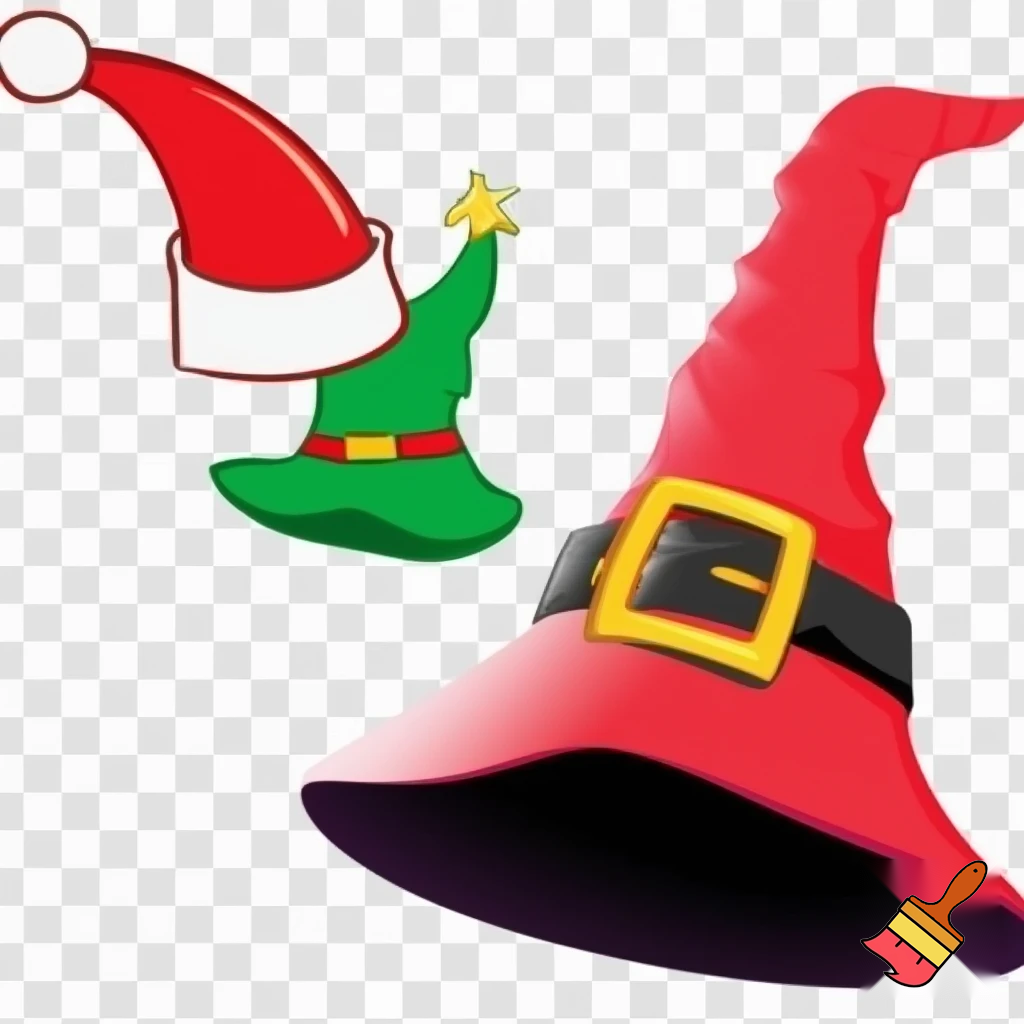A wizard hat Christmas hat Santa Claus hat a hat