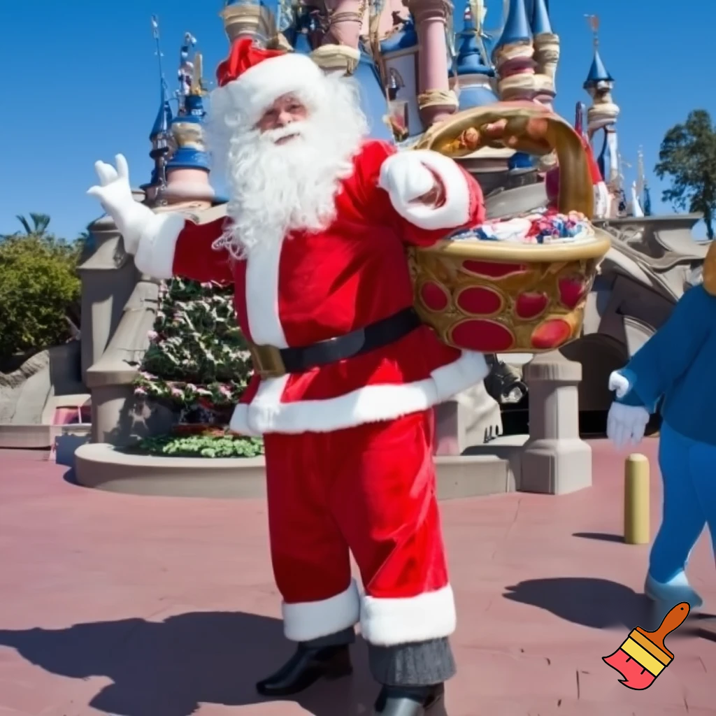 Paris Disneyland Santa Claus, Paris Disney