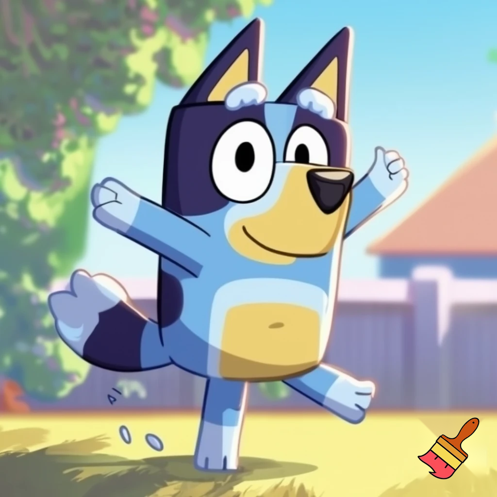 bluey dancing
