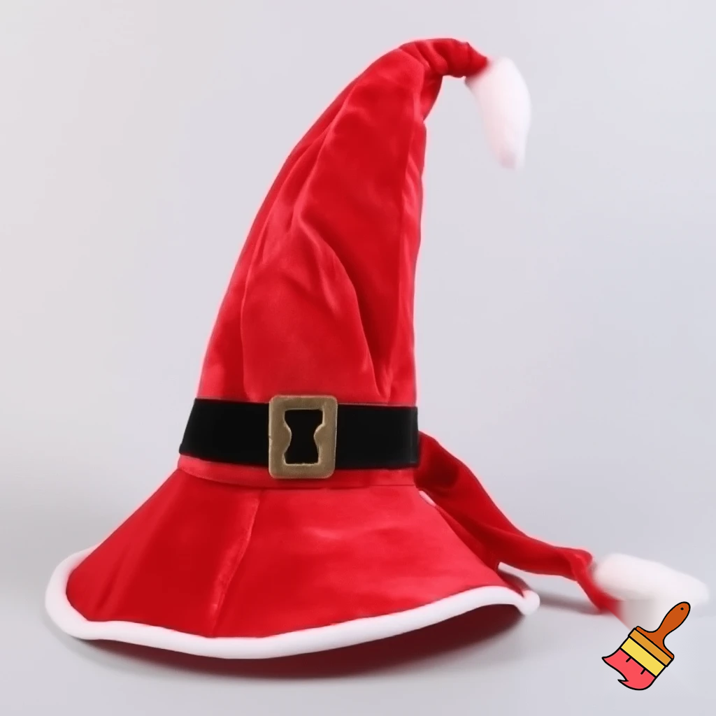  costume wizard hat Christmas hat costume red Santa Claus hat velvet