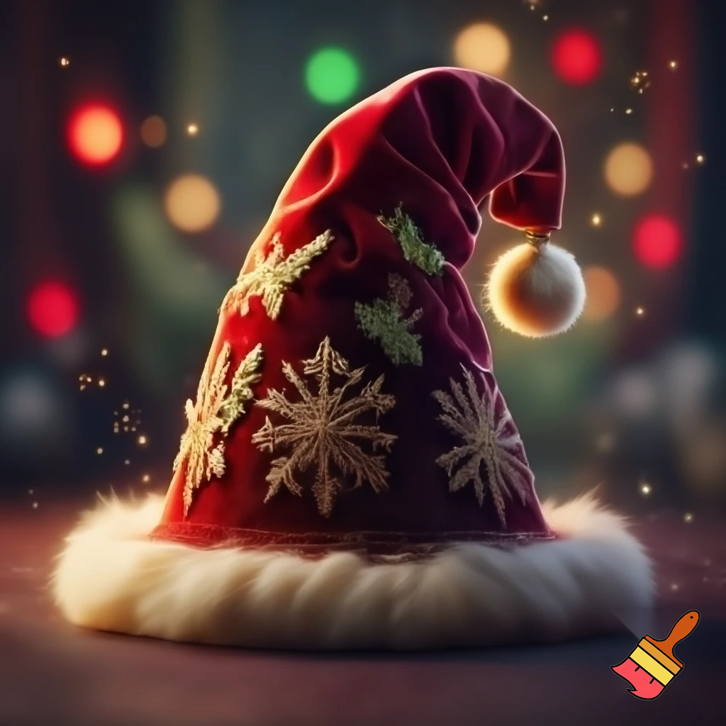 Christmas wizard hat