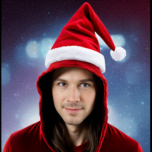 Christmas wizard hat costume