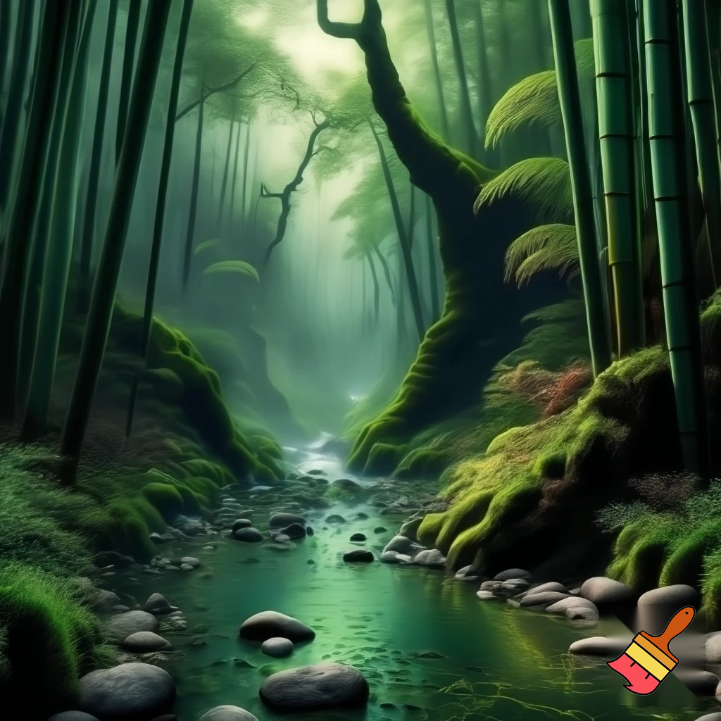 a japanese rainforest scerenic and hd
