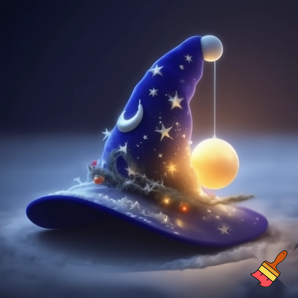A wizard Christmas hat