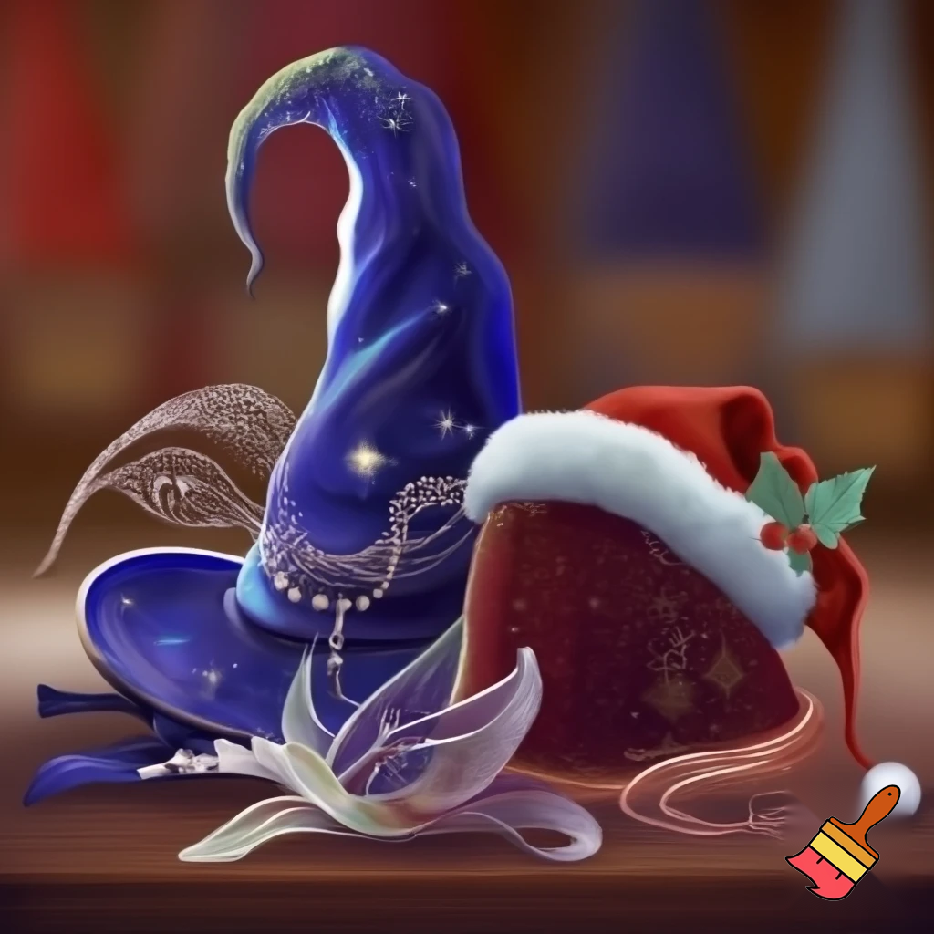 Wizard hat, Christmas hat, special hat and very special delicate hat