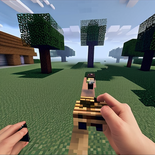 minecraft first person gameplay