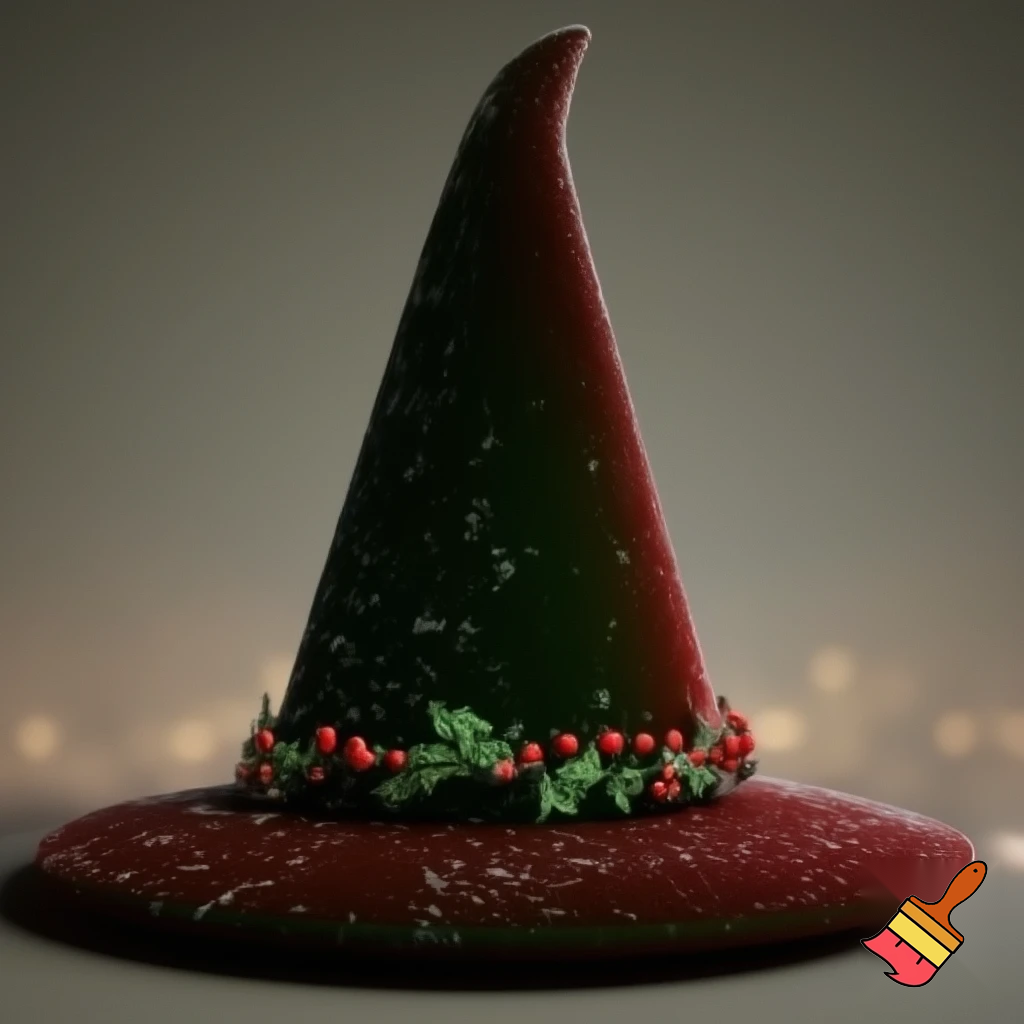 Christmas wizard hat