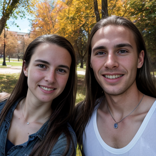 Goretzka and Vanessa at the park 