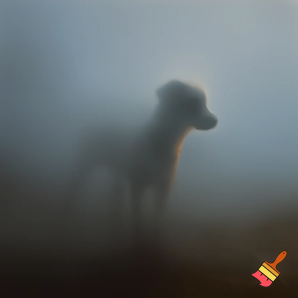Dog in the fog