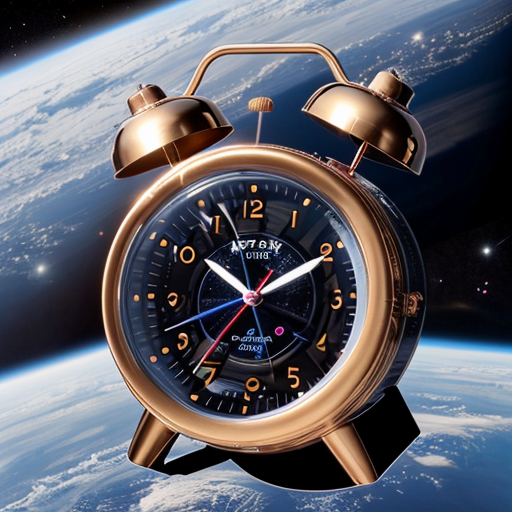 alarm clock in space