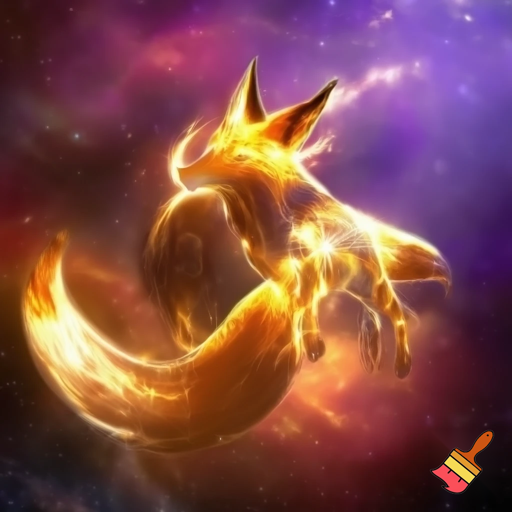 fantasi ræv lavet af sol