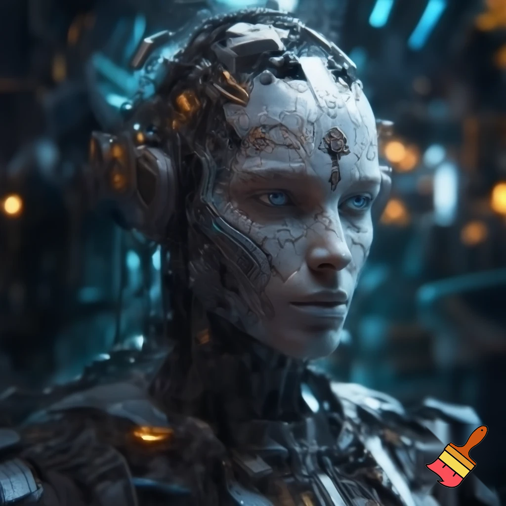 blured background with technology and enginearing stuff