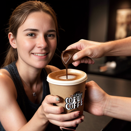 Goretzka drink coffee and Vanessa drink coffee at the movie