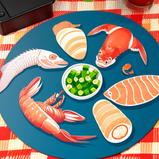 generate me some fun minigames for a seafood-themed placemat