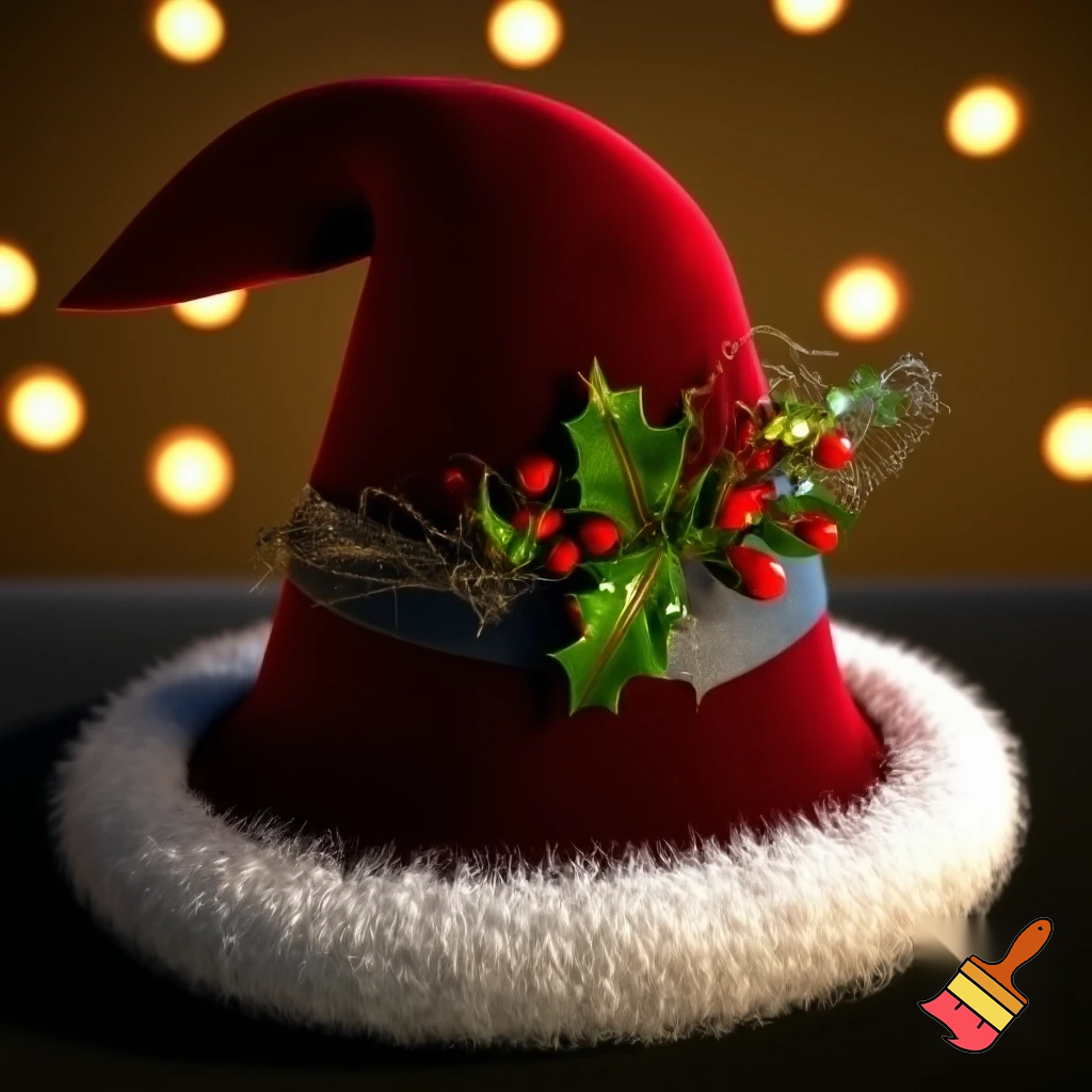 Christmas wizard hat