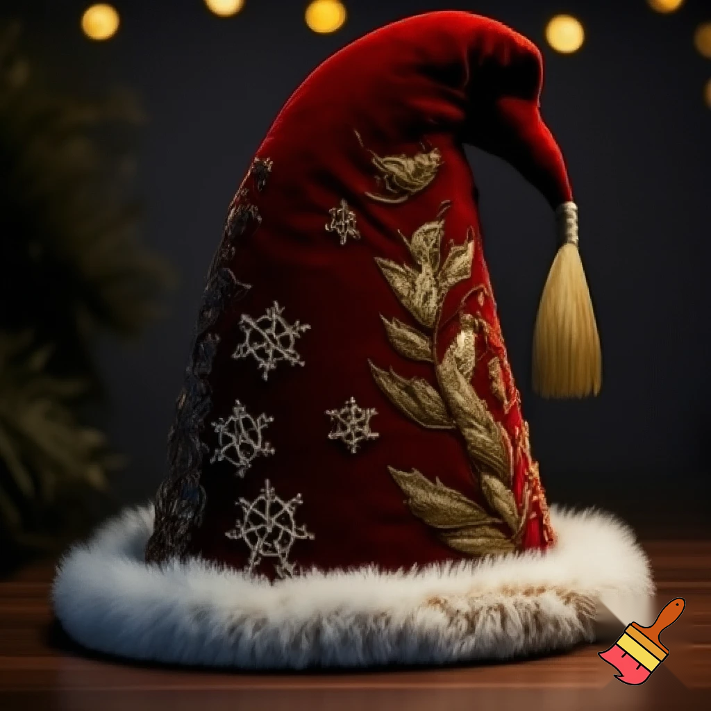 Christmas wizard hat